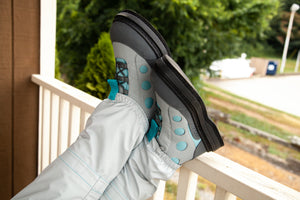 Botas de vadeo para mujer Miss Mayfly® MOXIE, suela de fieltro, azul polvoriento