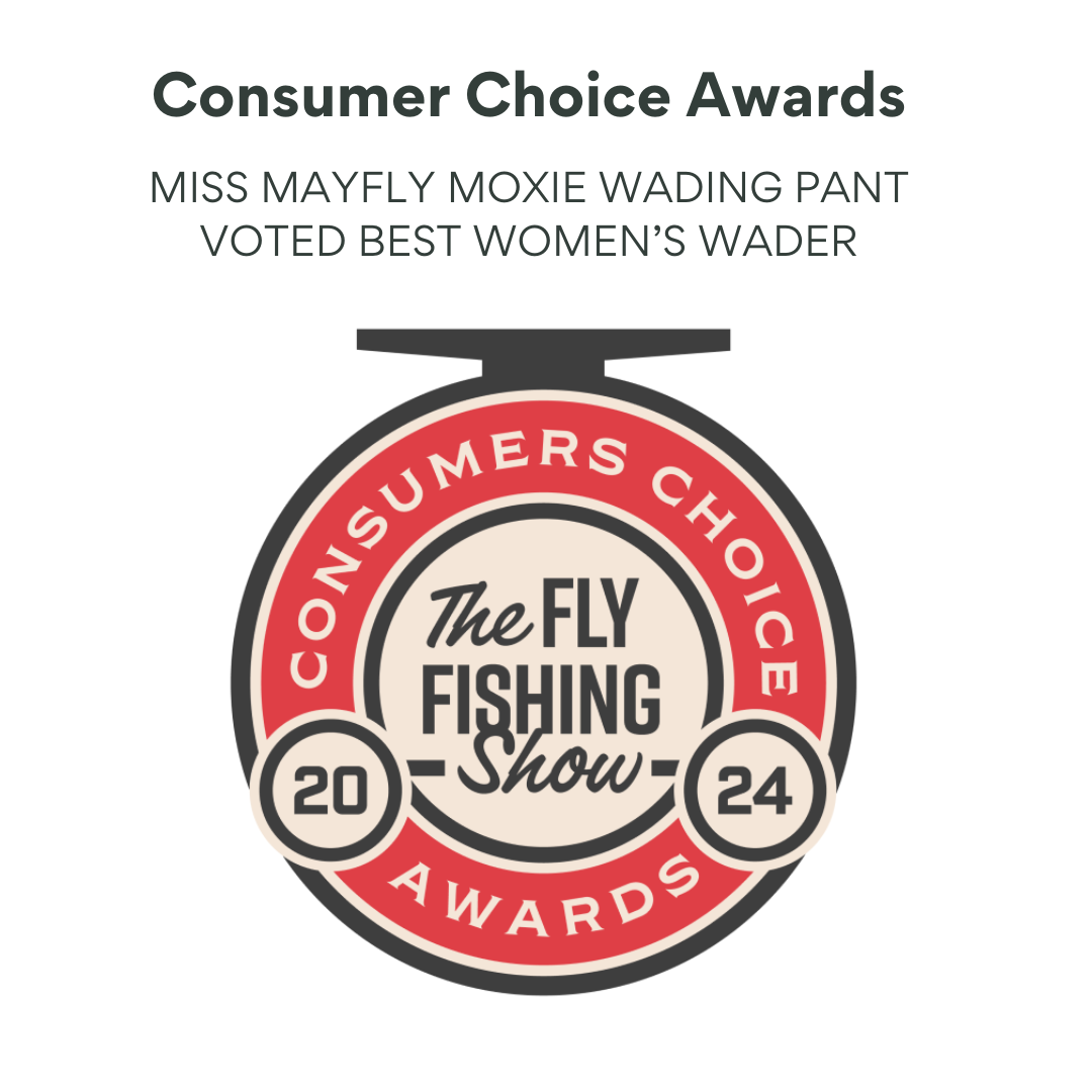 Miss Mayfly Wins 2024 Consumer Choice Awards: Wading Boots & Wading Pants