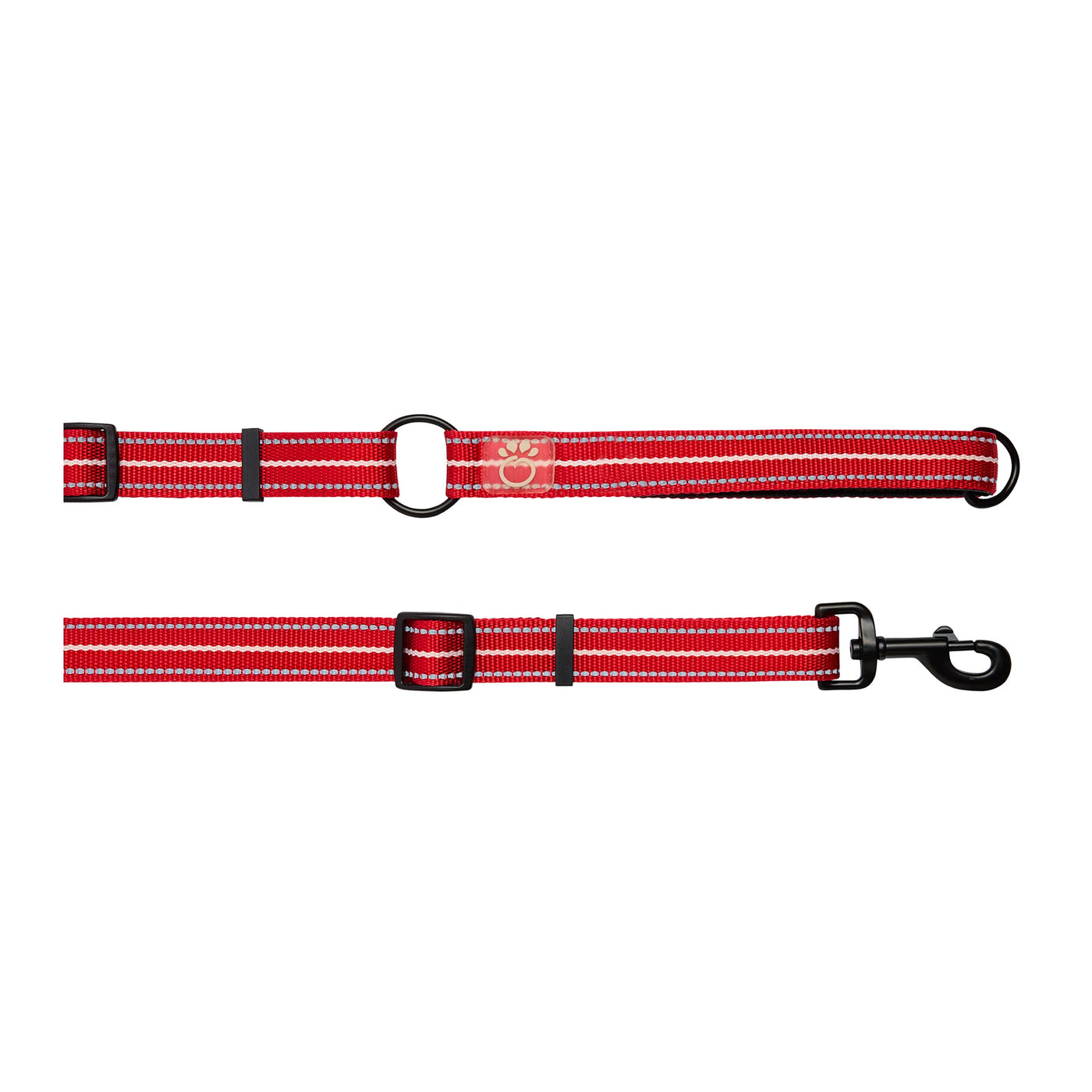 Reflective Leash - EEZY-6 - Red