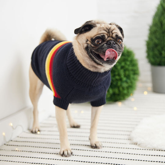 Retro Sweater - Navy