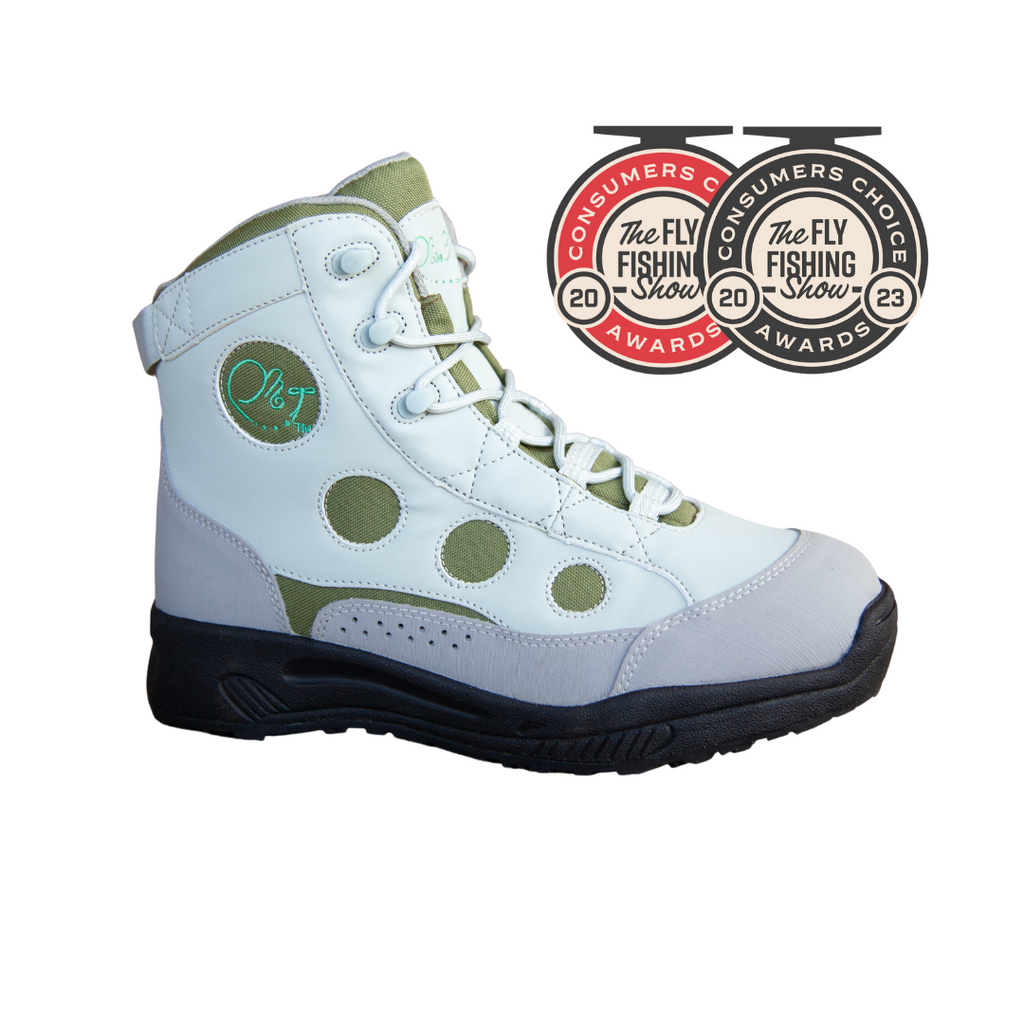 Miss Mayfly® MOXIE Wading Boot©, Rubber- Sage – Miss Mayfly